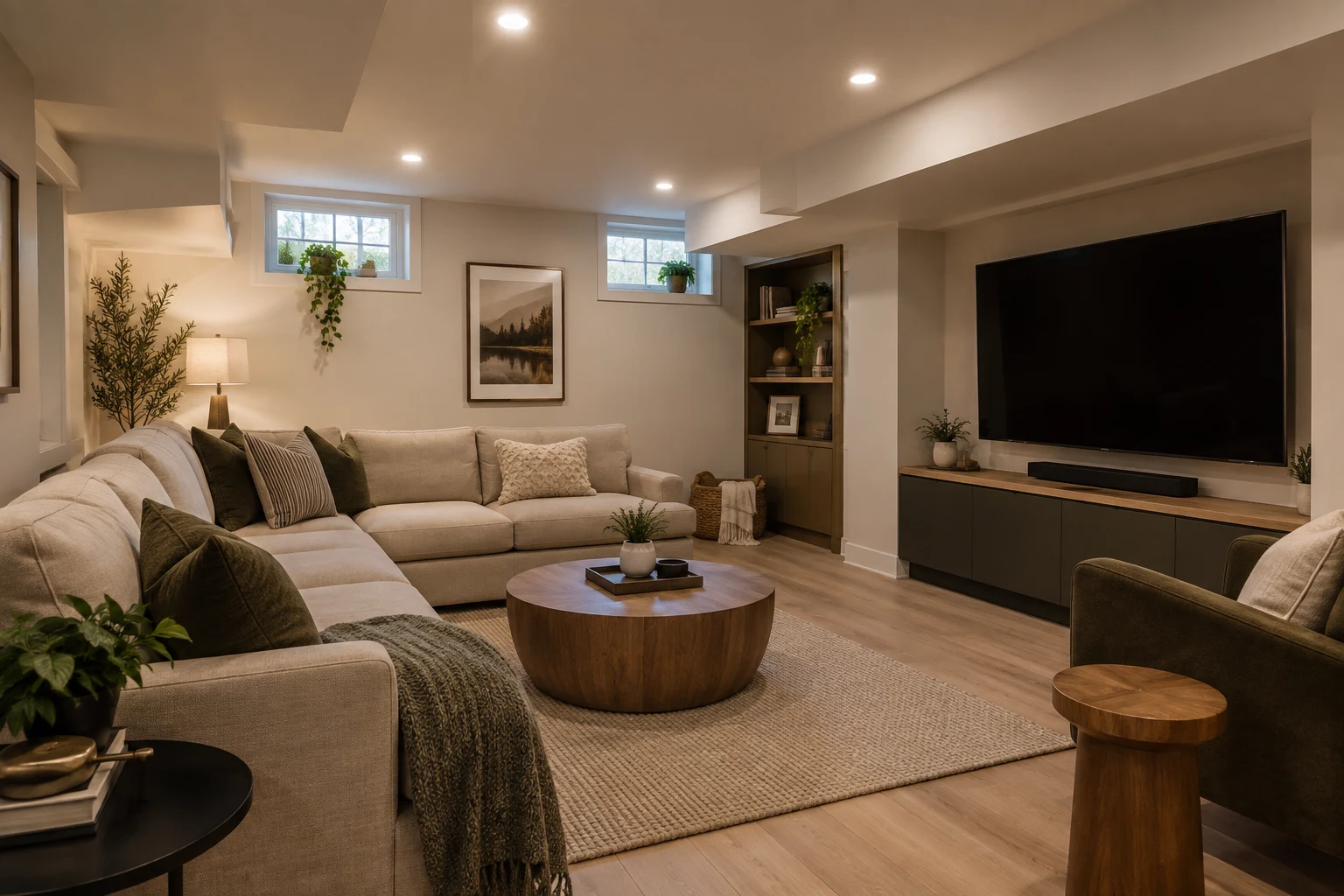 Design inspiration for basement finishing
