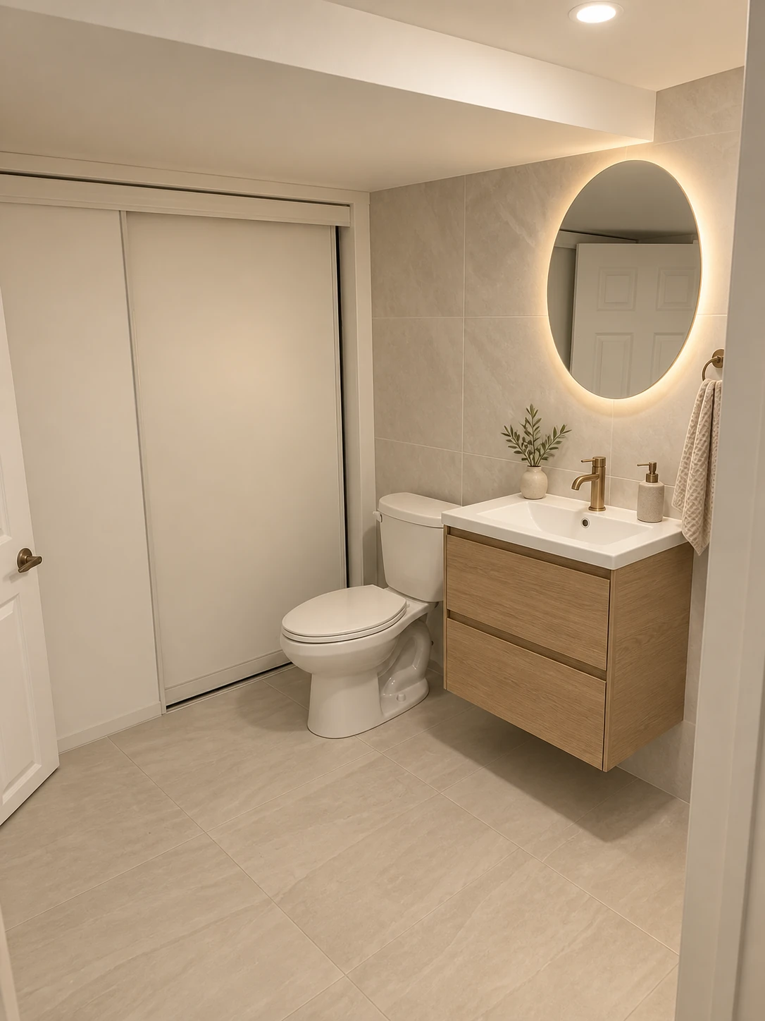 BATHROOM: AI-generated proposed renovation