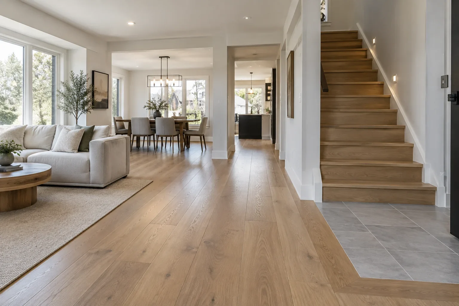 FLOORING & REFINISHING: AI-generated proposed renovation