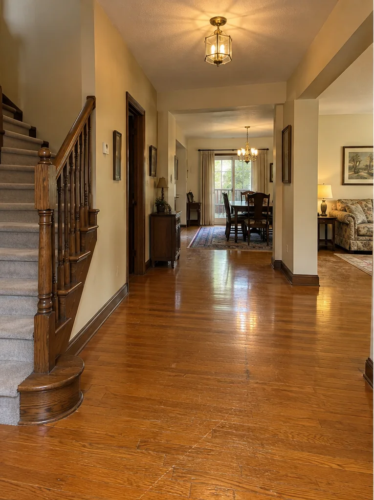 FLOORING & REFINISHING: AI-generated dated before concept
