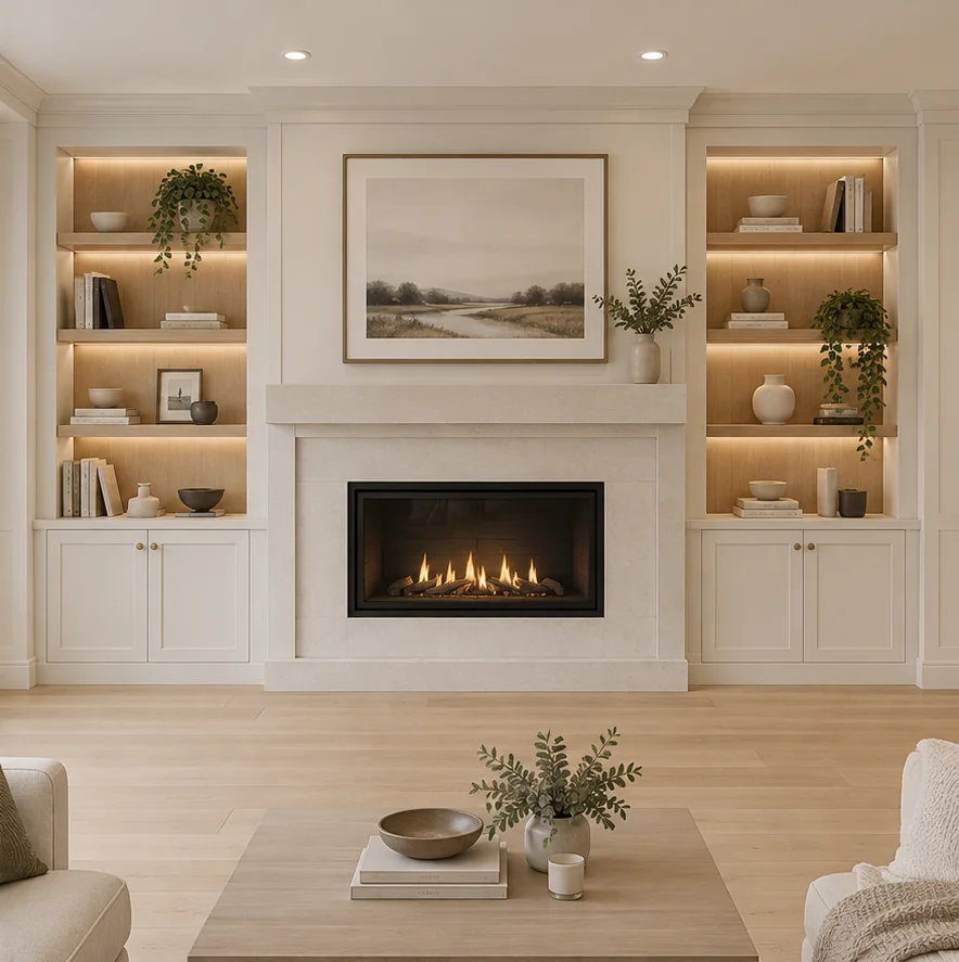 CUSTOM CABINETRY & MILLWORK: AI-generated proposed renovation